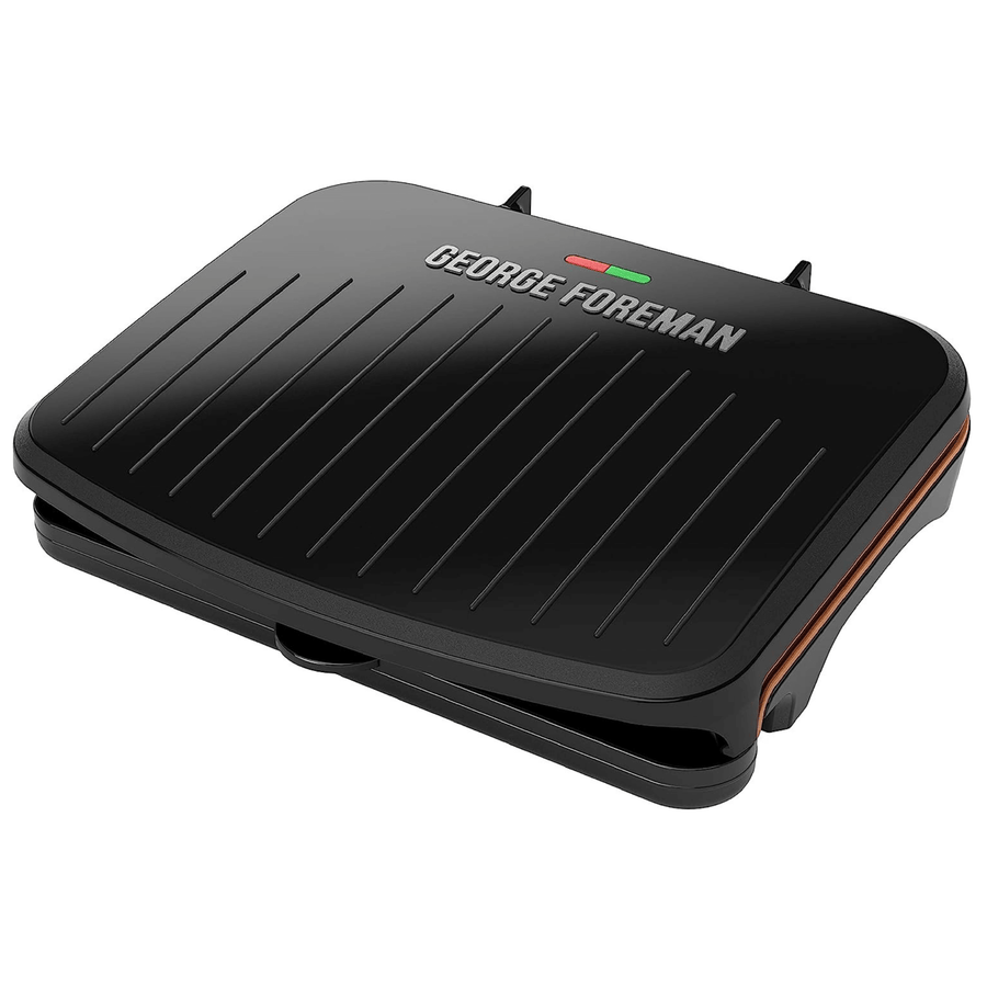 George Foreman 5-Serving Classic Plate Electric Indoor Grill and Panini Press - REFURBISHED
