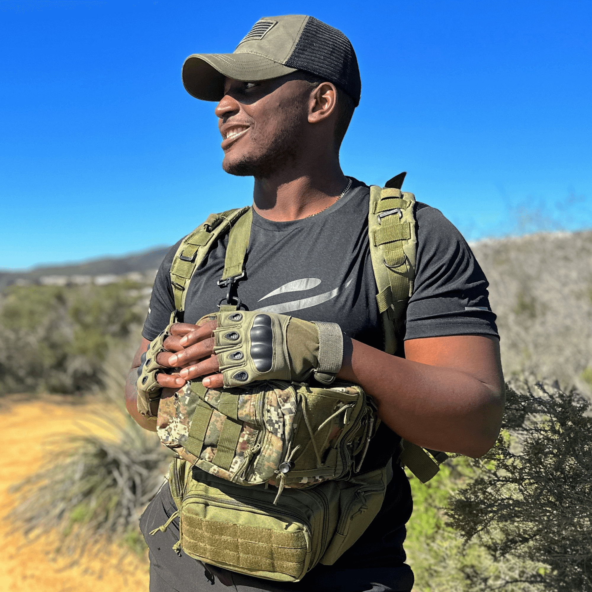 JupiterGear Tactical Military Fingerless Airsoft Gloves for Outdoor Sports, Paintball, and Motorcycling