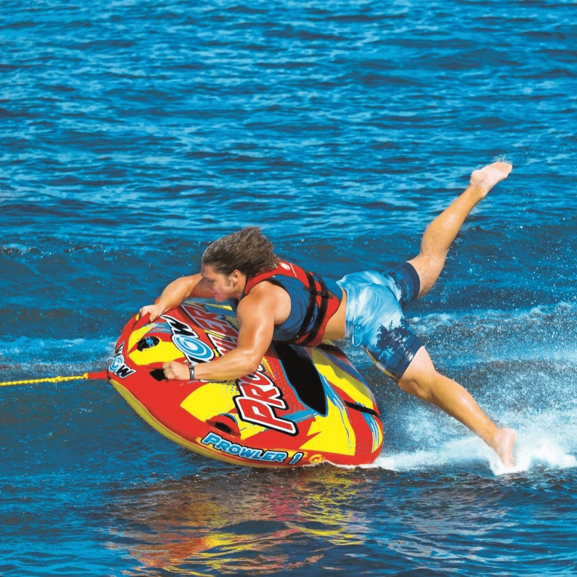 WOW Watersports Prowler Towable 1 Person Starter Kit w 12V Pump