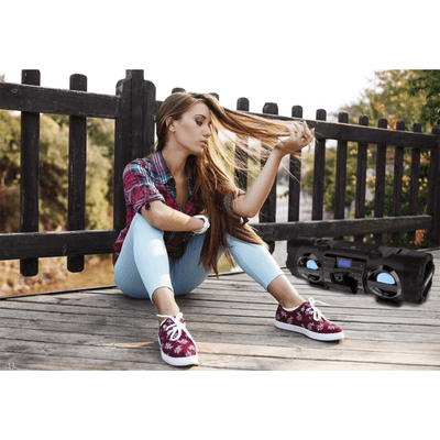 Emerson Dual Subwoofer Bluetooth Boombox - Refurbished