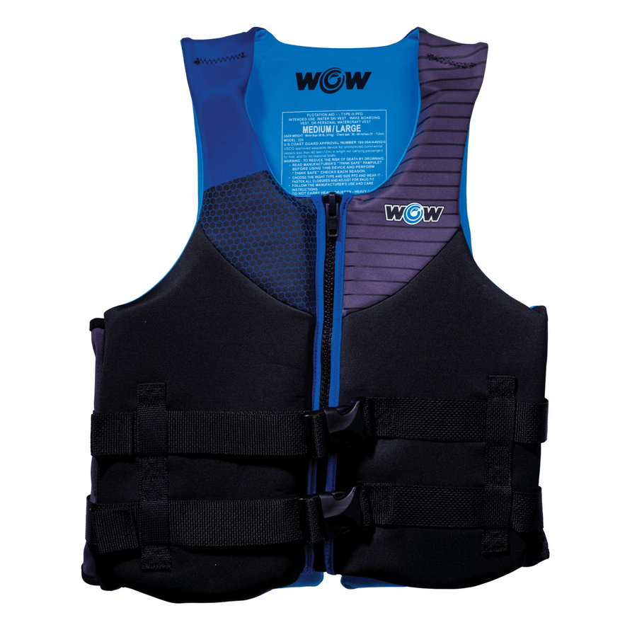 WOW Watersports Feel Good Dual Sized Evoprene PFD Personal Flotation Device