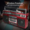 Supersonic 4 Band Bluetooth Radio & Cassette Player + Cassette To Mp3 Converter