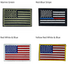 Tactical USA Flag Patch with Detachable Backing