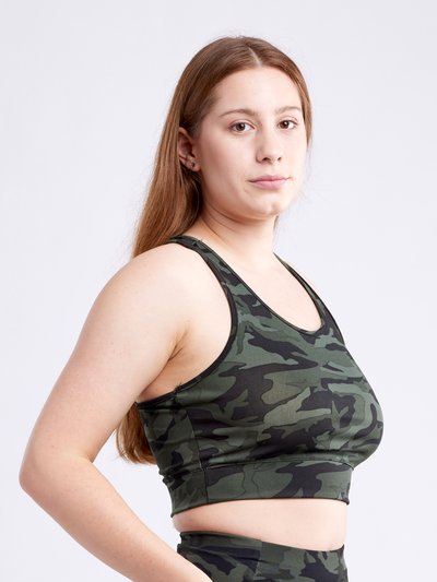 Racerback Lightweight Training Crop Tank Top