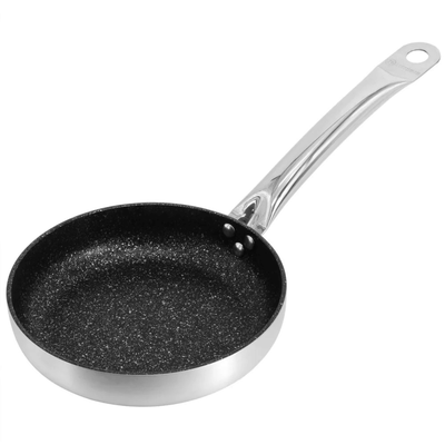 Korkmaz Proline Gastro 10-Inch Brushed Silver Tava Frying Pan