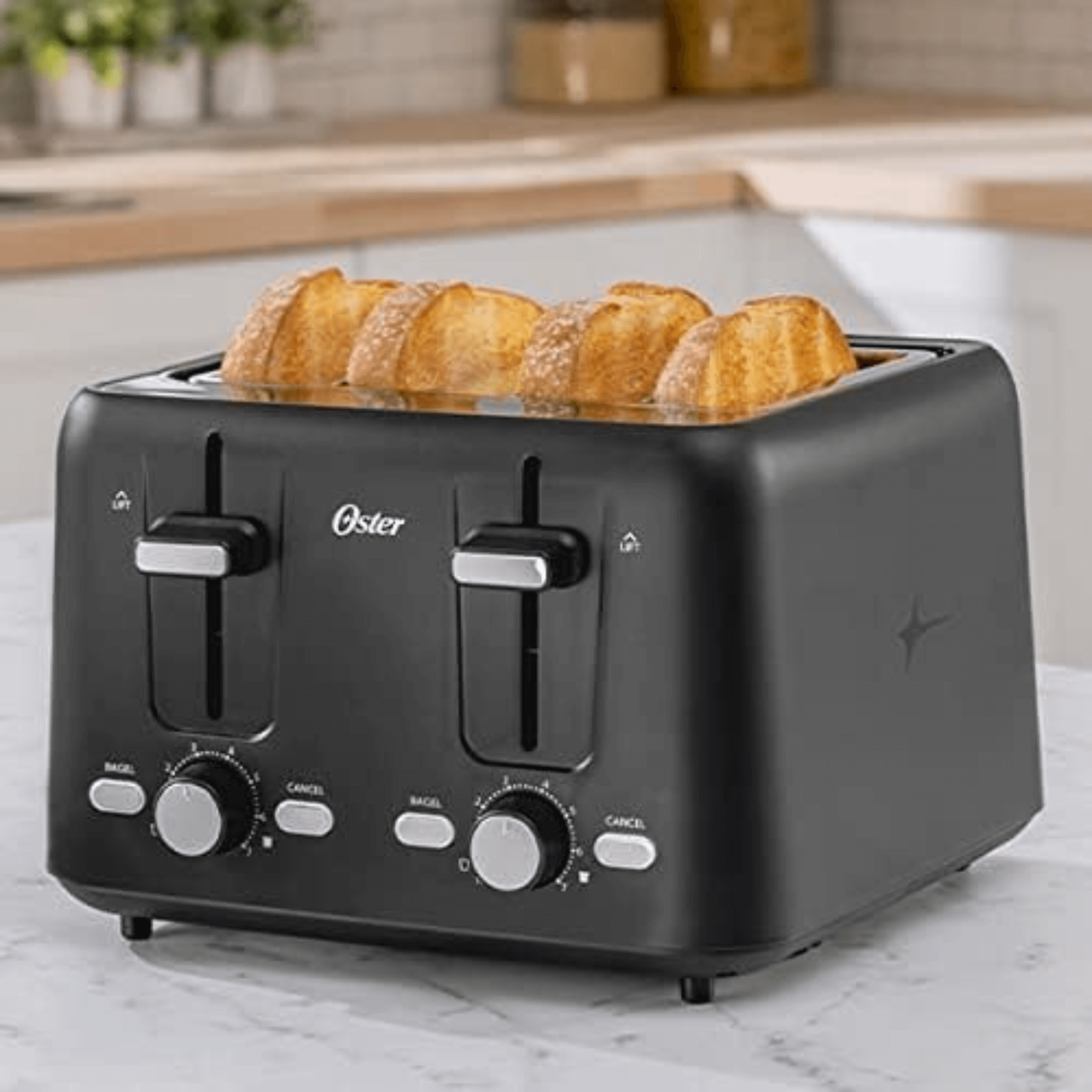 Oster 4-Slice Wide-Slot Cool-Touch Full Feature Toaster
