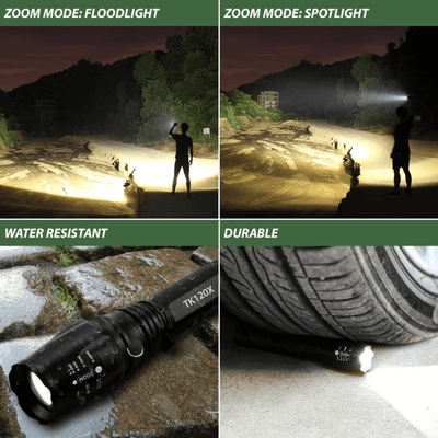 EcoGear FX TK120X LED Flashlight Kit