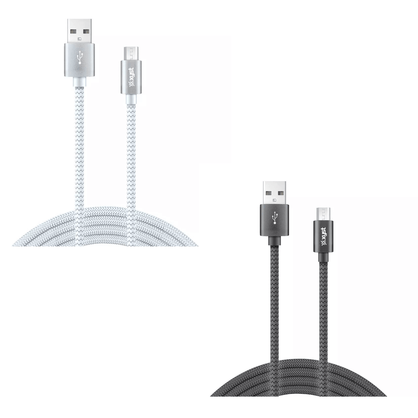 Xyst Charge and Sync USB to Micro USB Braided Cable 10Ft
