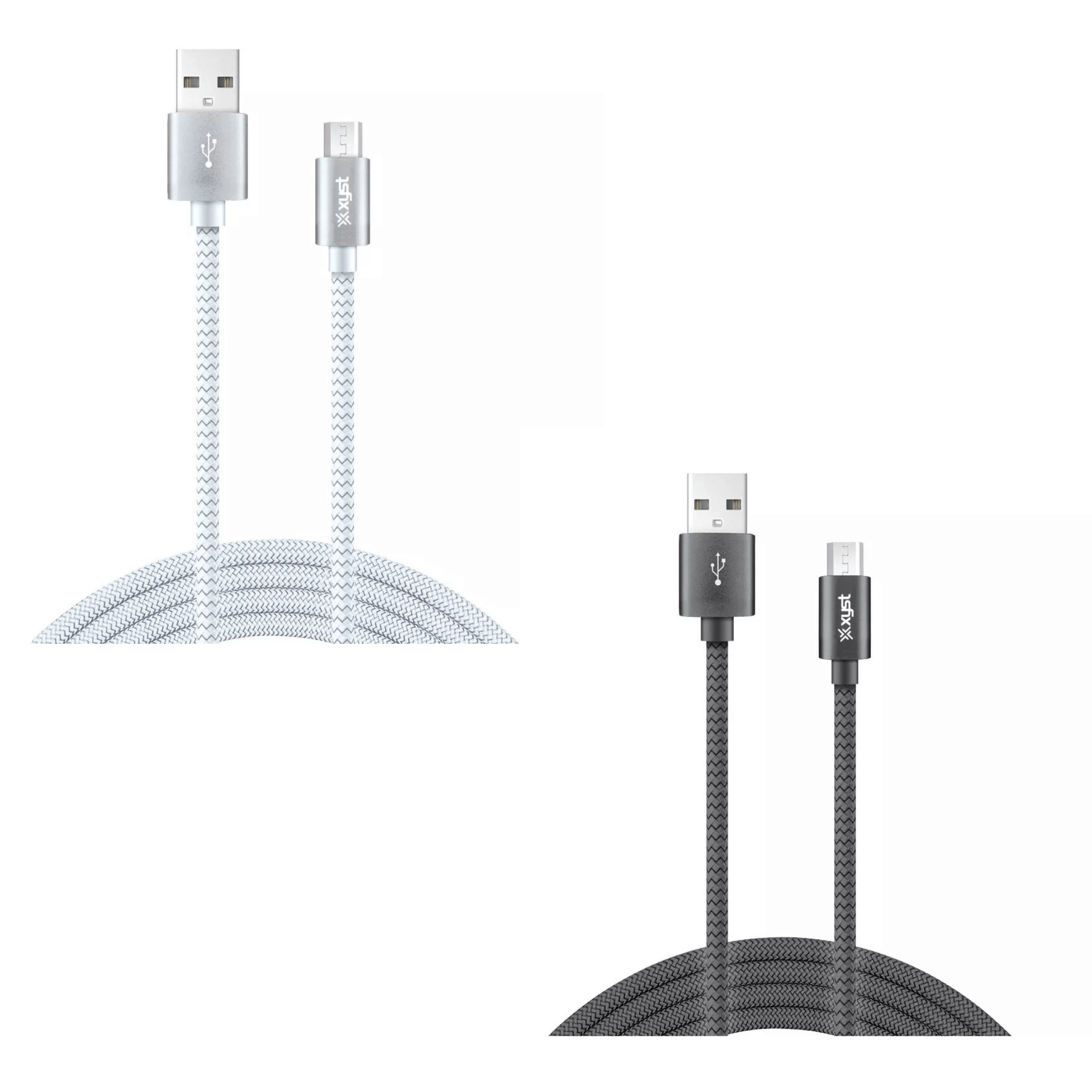 Xyst Charge and Sync USB to Micro USB Braided Cable 10Ft