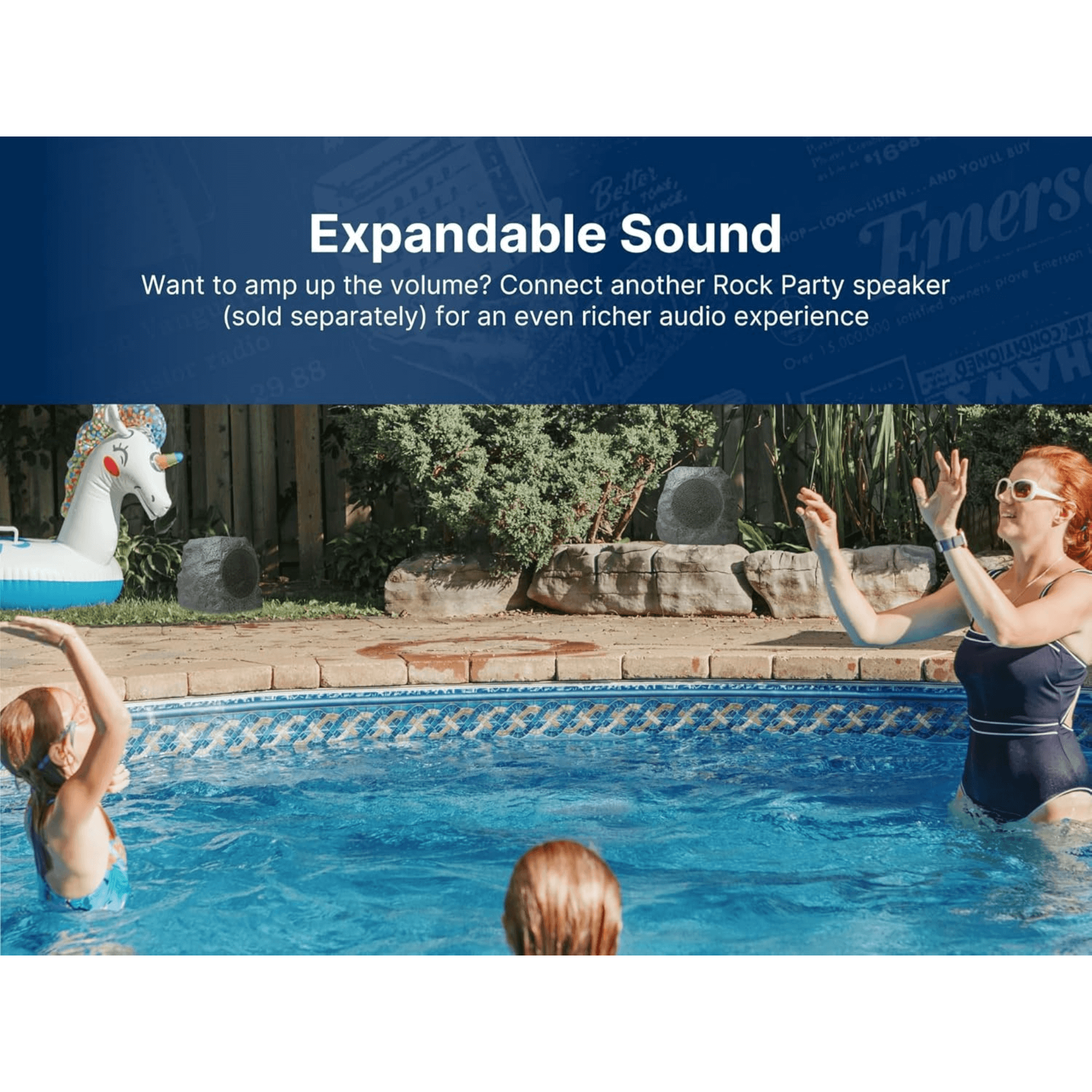 Emerson Rock Party Solar Bluetooth Speaker