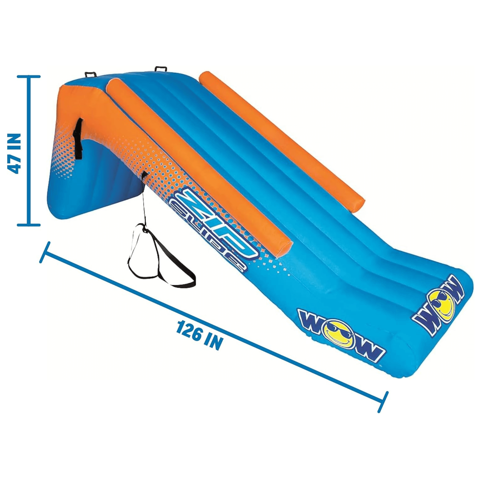 WOW Watersports Inflatable Pontoon Zip Slide for Boats