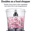 Hamilton Beach Power Elite Glass Jar Blender and Food Chopper Combo