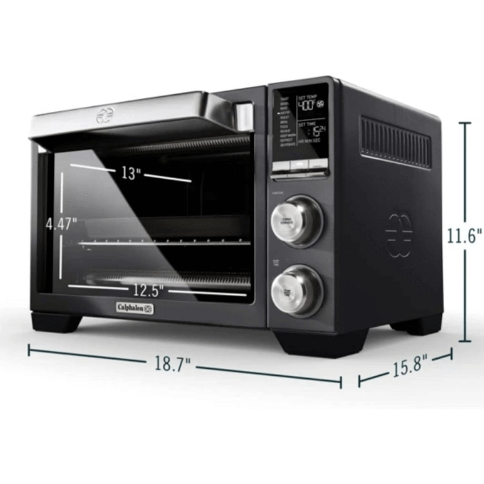 Calphalon Quartz Heat Countertop X-Large Stainless Steel Toaster Oven- REFURBISHED