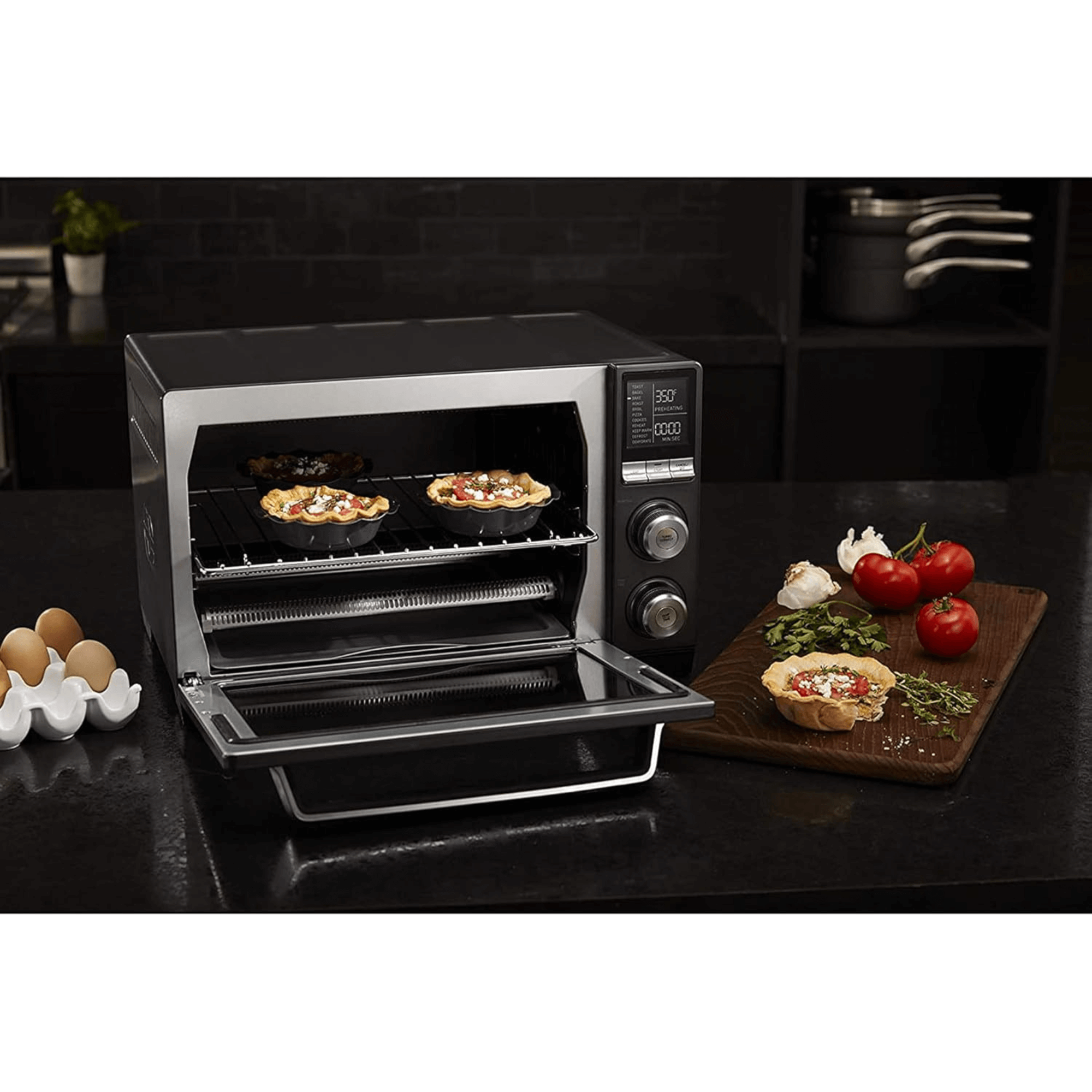 Calphalon Quartz Heat Countertop X-Large Stainless Steel Toaster Oven- REFURBISHED