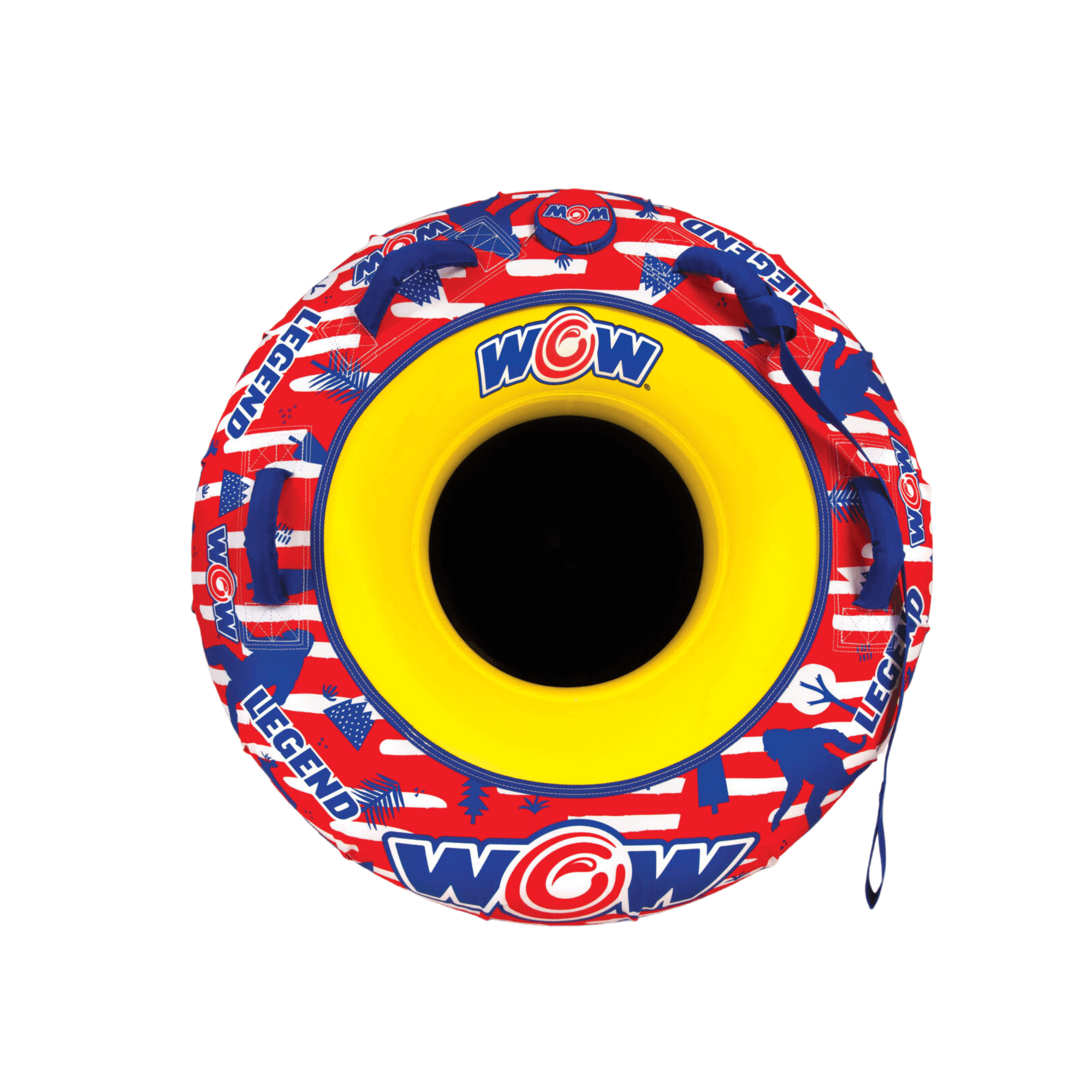 WOW Watersports Legend Hard-Bottom Snow Tube for 1 Person