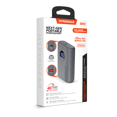 HyperGear PowerPack PRO 10000mAh 20W Power Bank