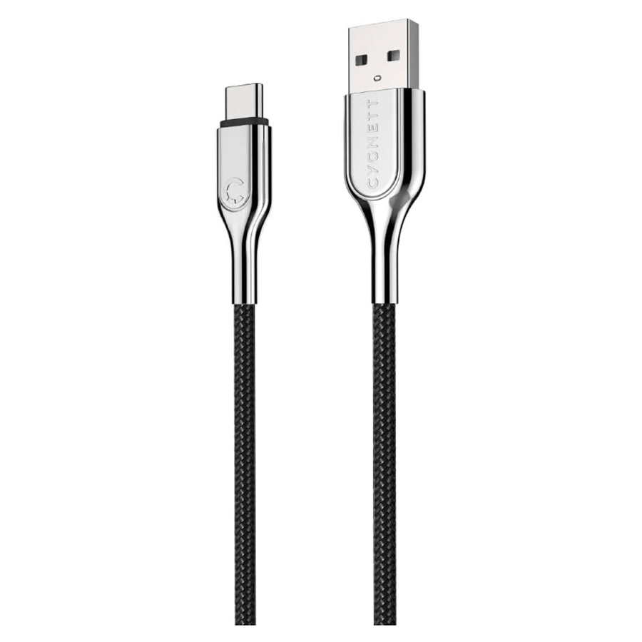 Cygnett Armoured USB-C to USB-A 2.0 Durable Braided Charging Cable 1M