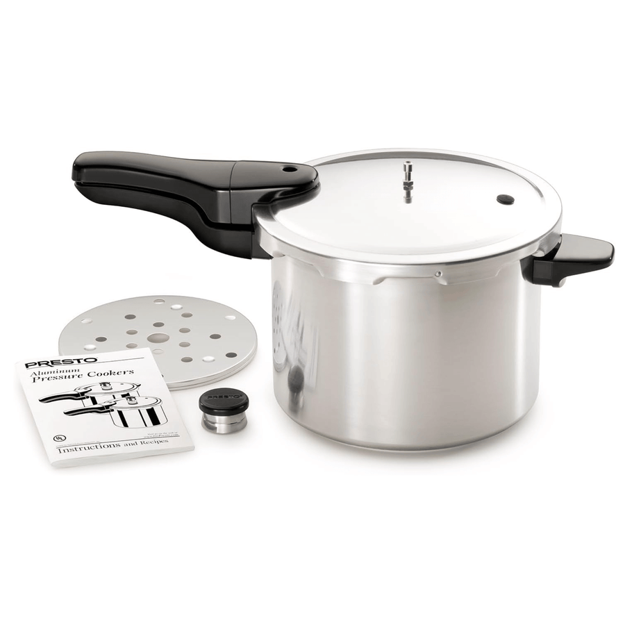 Presto 6-Quart Polished Aluminum Pressure Cooker