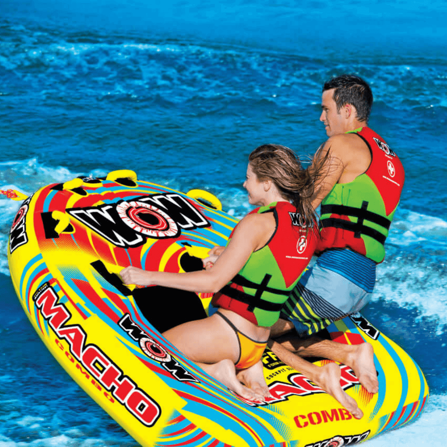 WOW Watersports Macho Towable Water Tube with  Multiple Riding Positions