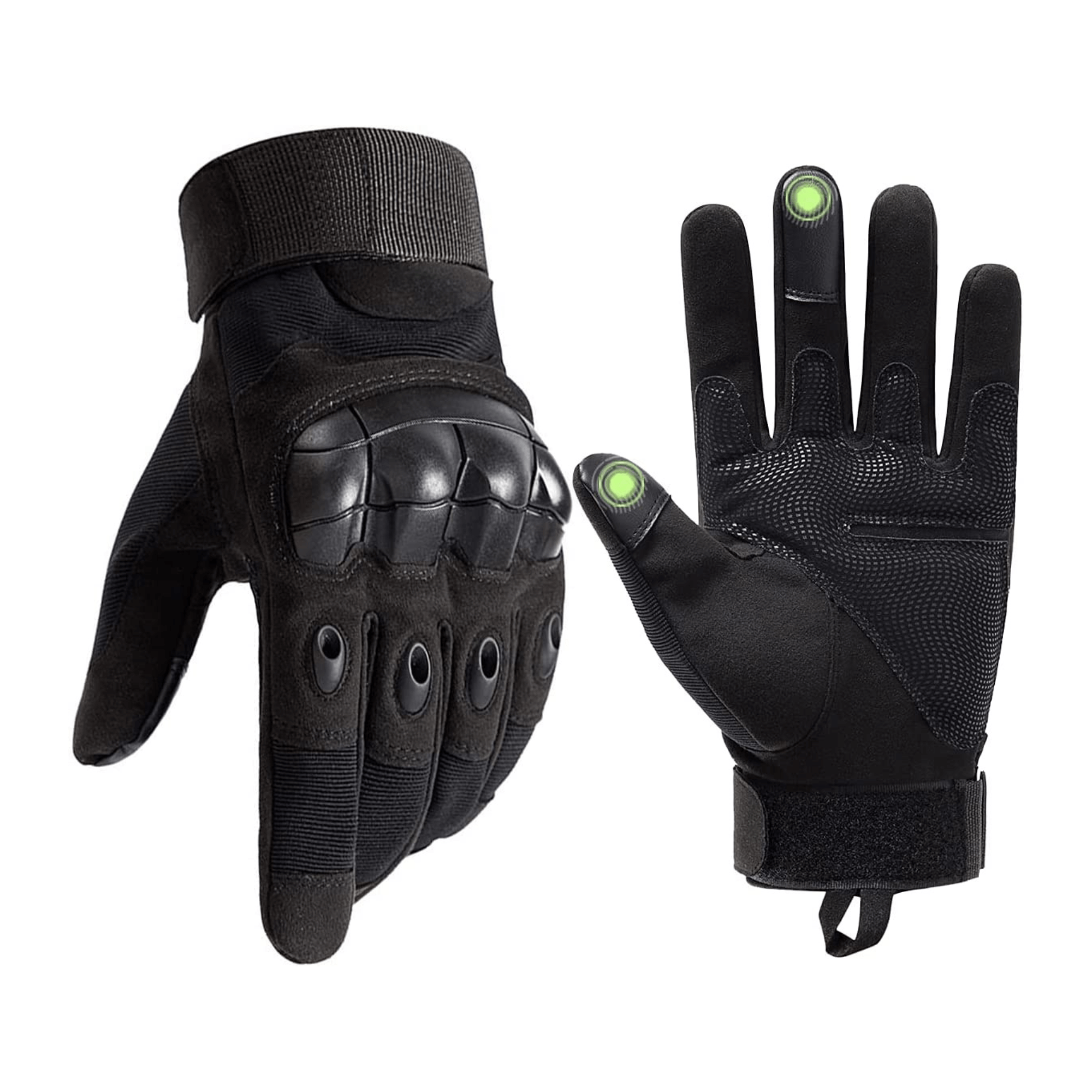 JupiterGear Tactical Military Airsoft Gloves for Outdoor Sports, Paintball, and Motorcycling with Touchscreen Fingertip Capability