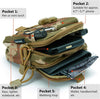 Tactical MOLLE Military Pouch Waist Bag for Hiking, Running and Outdoor Activities