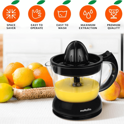 moRollio Compact 24oz Electric Citrus Juicer