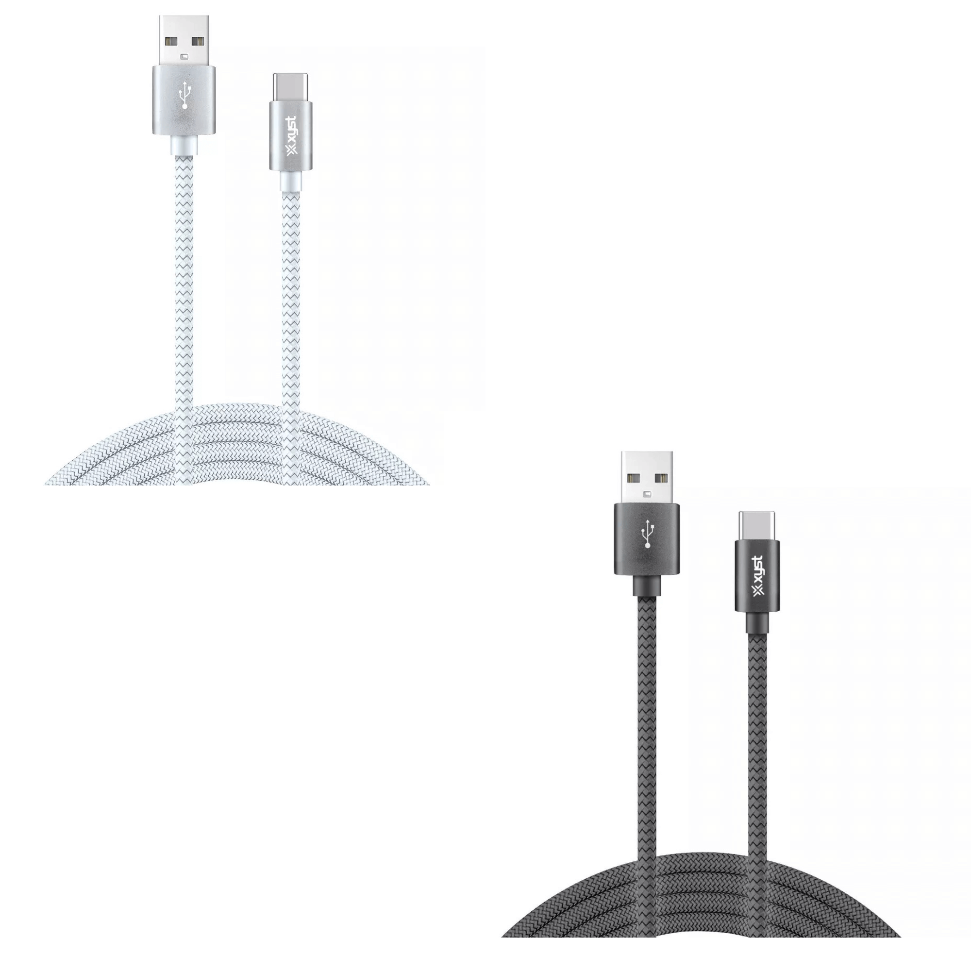 Xyst Charge and Sync USB to USB-C Braided Cable 10Ft