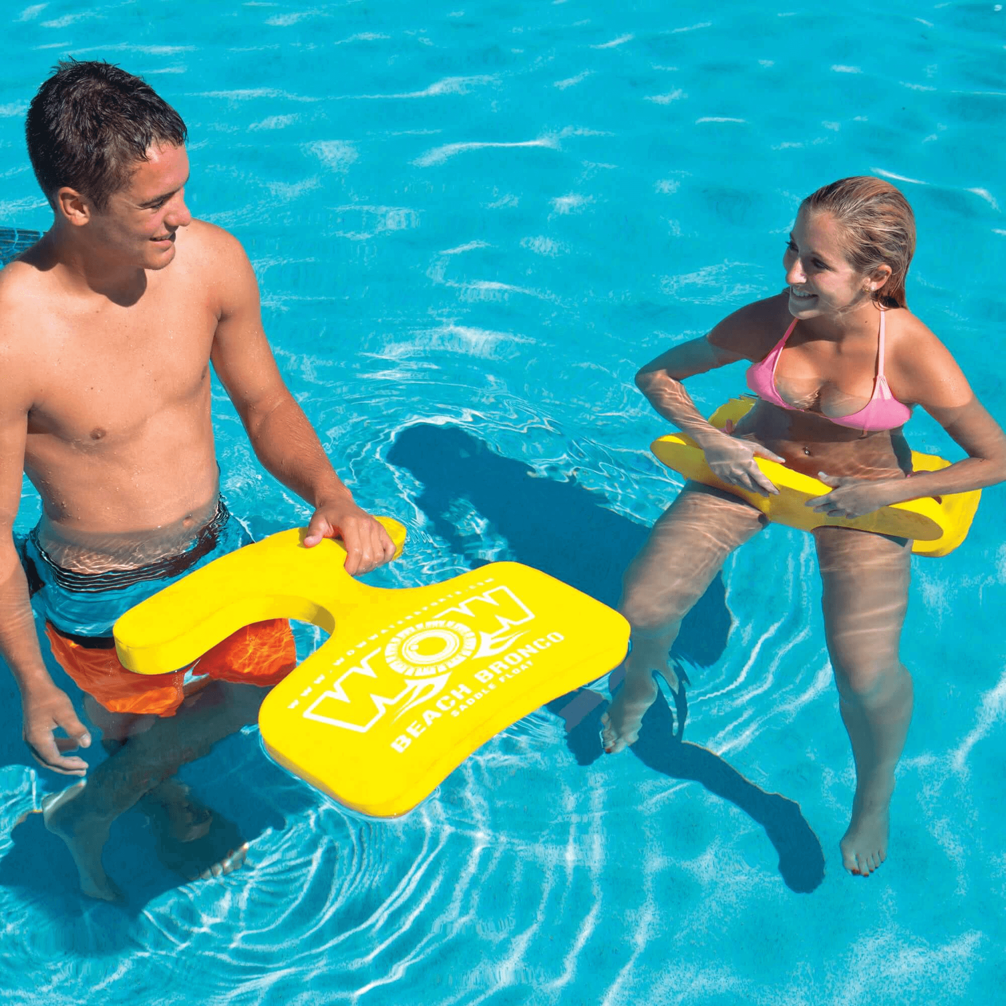 WOW Watersports Beach Bronco for 1 Person 220Ibs or 99kg Maximum Capacity - Yellow