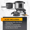 Crockpot Express Crisp 8Qt Pressure Cooker with Air Fryer Lid - REFURBISHED