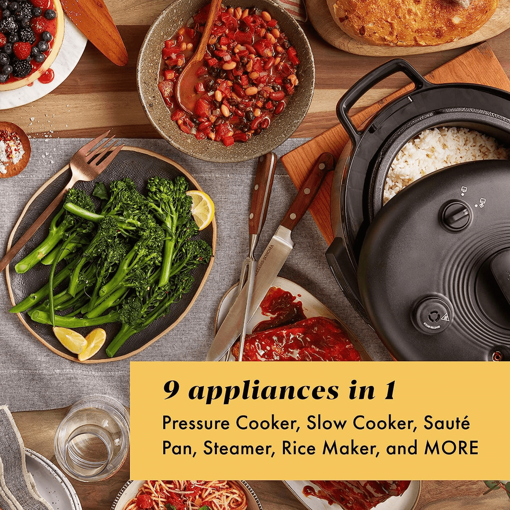 Crockpot Express 6-Qt Electric Pressure Cooker - REFURBISHED