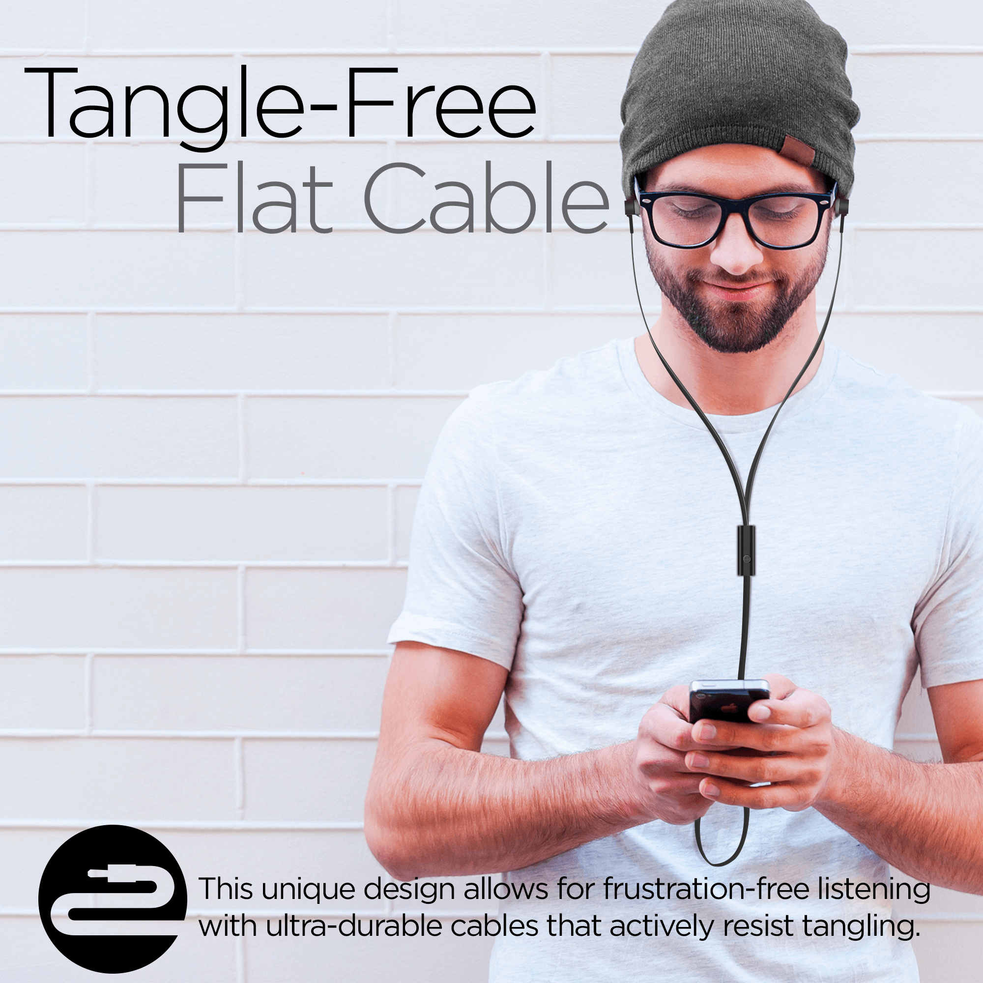 HyperGear Low Ryder Earphones w Mic 3.5mm