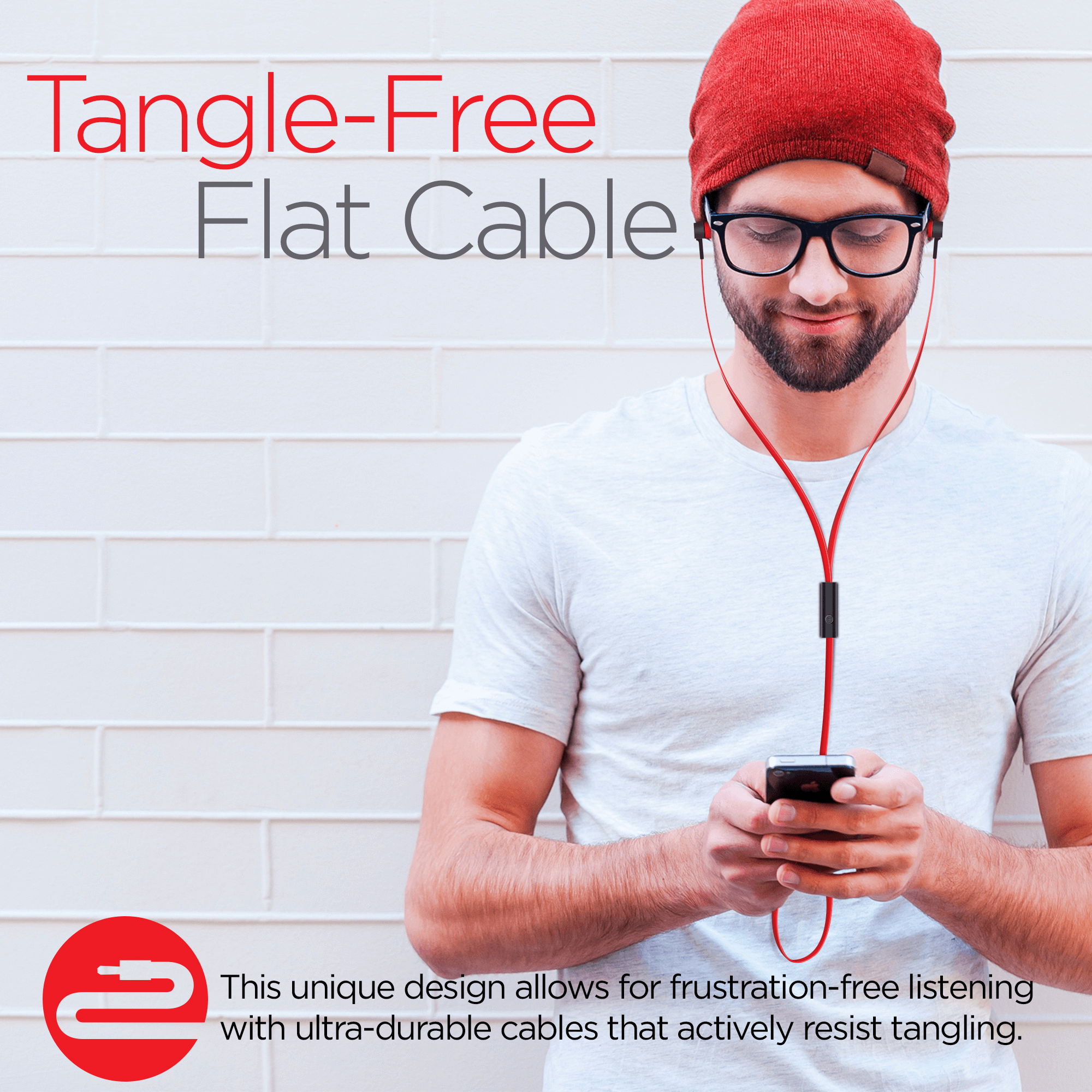 HyperGear Low Ryder Earphones w Mic 3.5mm