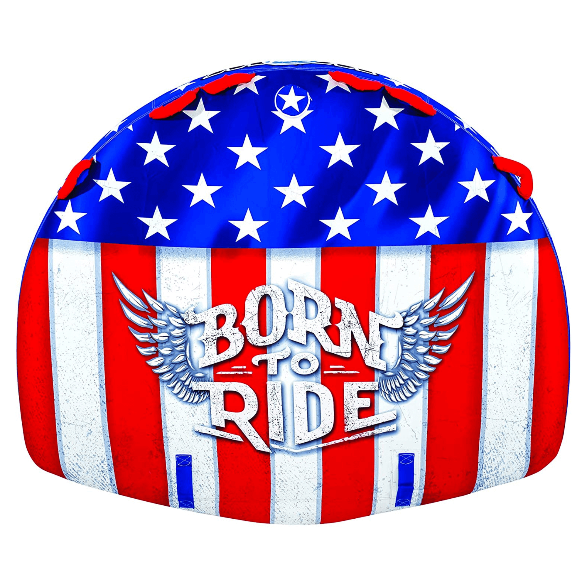 WOW Watersports Born to Ride 3 Person 3P Towable with Soft Top and EZ Tow