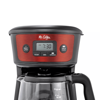 Mr. Coffee 12-Cup Programmable Strong Brew Selector Coffeemaker - REFURBISHED