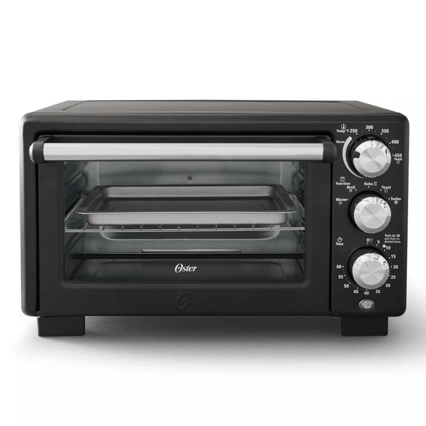 Oster Countertop Convection 4-Slice 3-Knob Toaster Oven - REFURBISHED