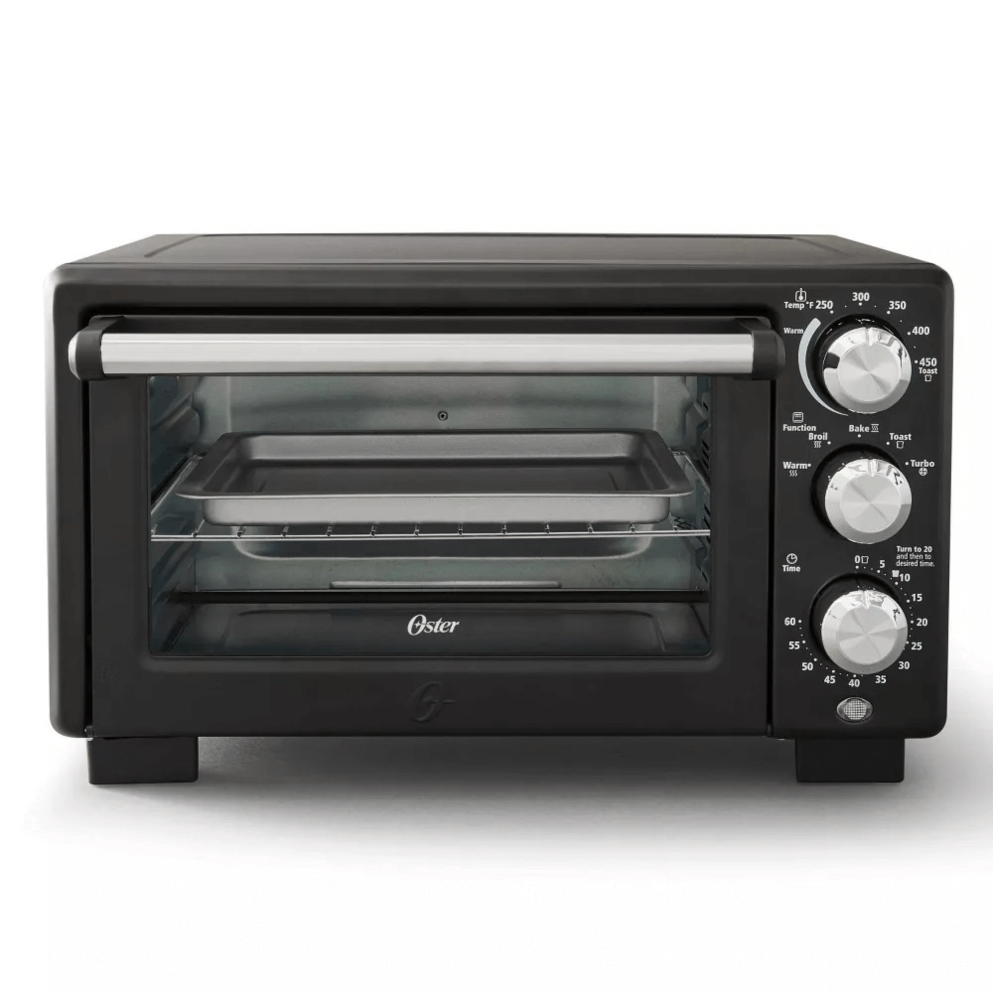 Oster Countertop Convection 4-Slice 3-Knob Toaster Oven - REFURBISHED