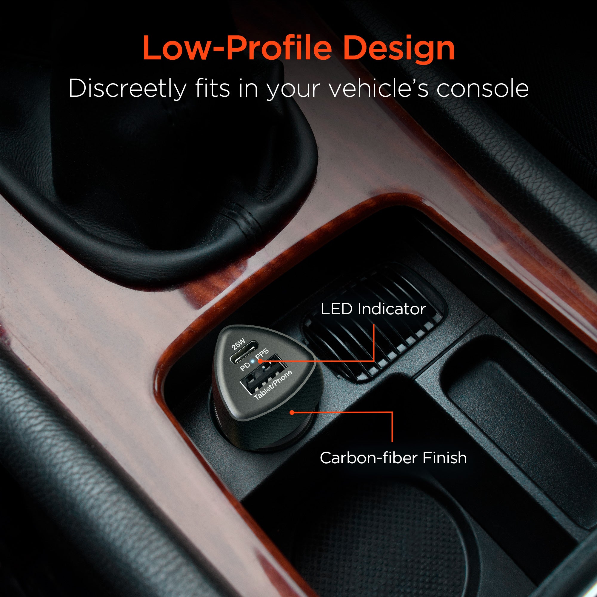 HyperGear SpeedBoost 45W PD Dual Output Car Charger for Multiple Devices