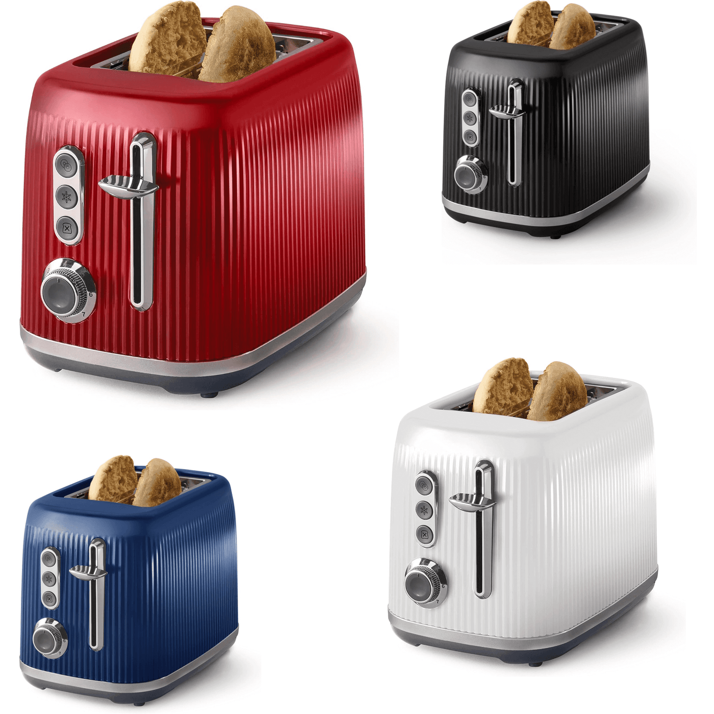 Oster Retro Two-Slice Toaster with Quick-Check Lever - REFURBISHED