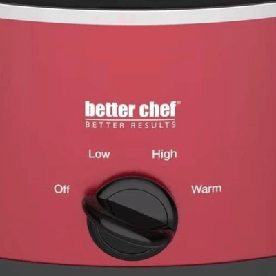 Better Chef 3-Quart Oval Slow Cooker with Removable Stoneware Crock