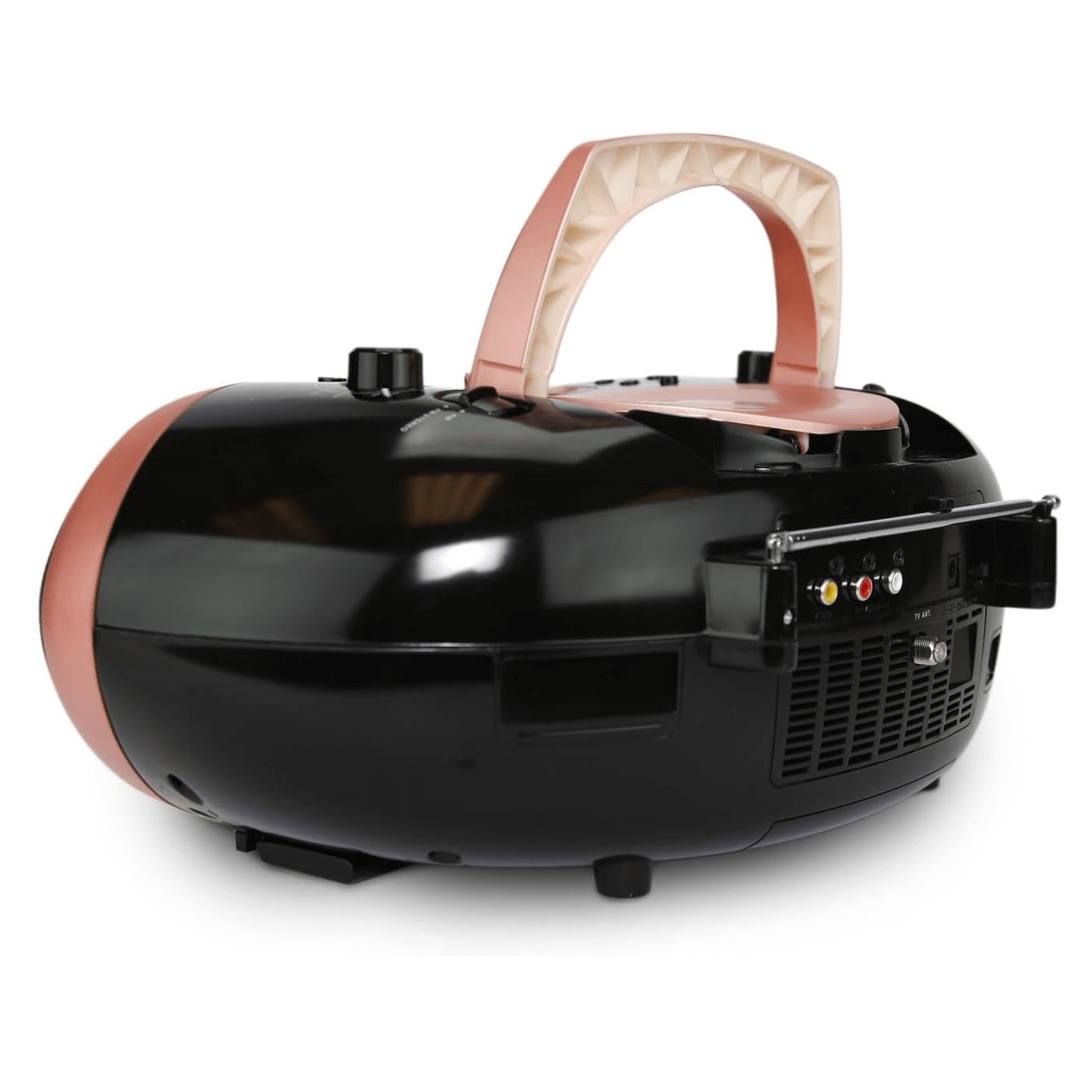 Emerson 7" Bluetooth DVD Boombox w AMFM Radio, Stereo Speakers & Multi-Media