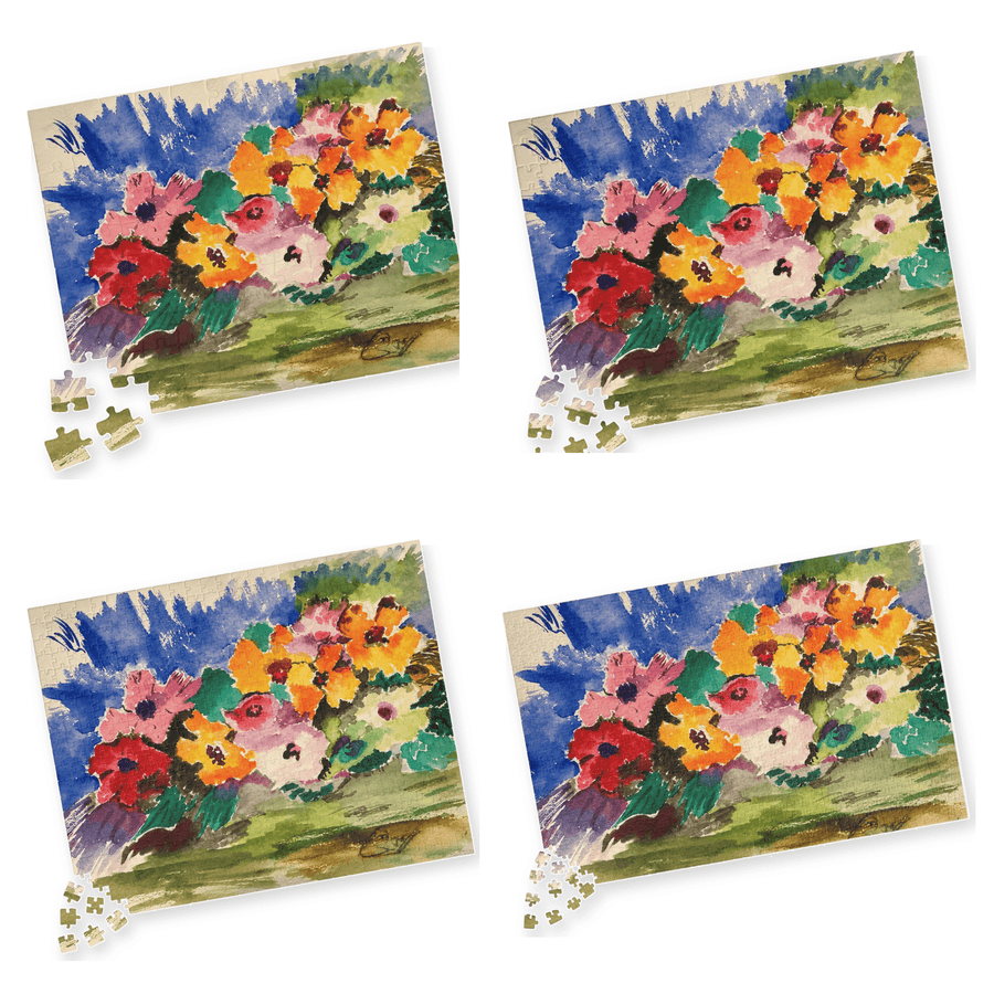 PimsArt Spring Garden Flower Bouquet Jigsaw Puzzle From Original Painting