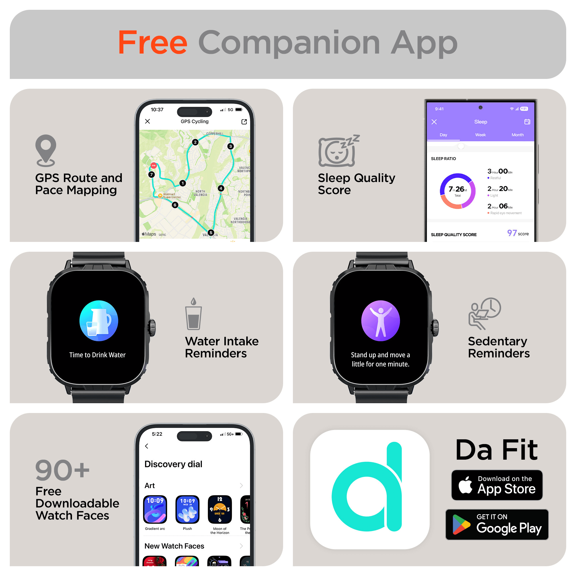 HyperGear FIT X2 Smartwatch and Fitness Tracker