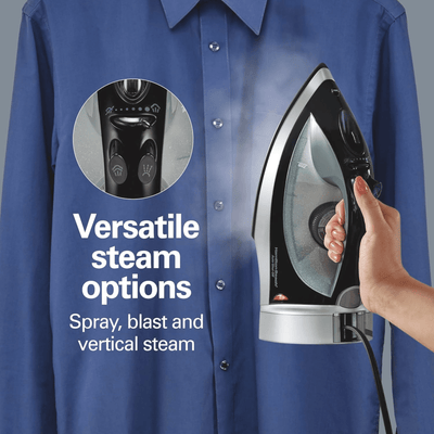 Hamilton Beach Non-Stick Clothes Iron with Retractable Cord