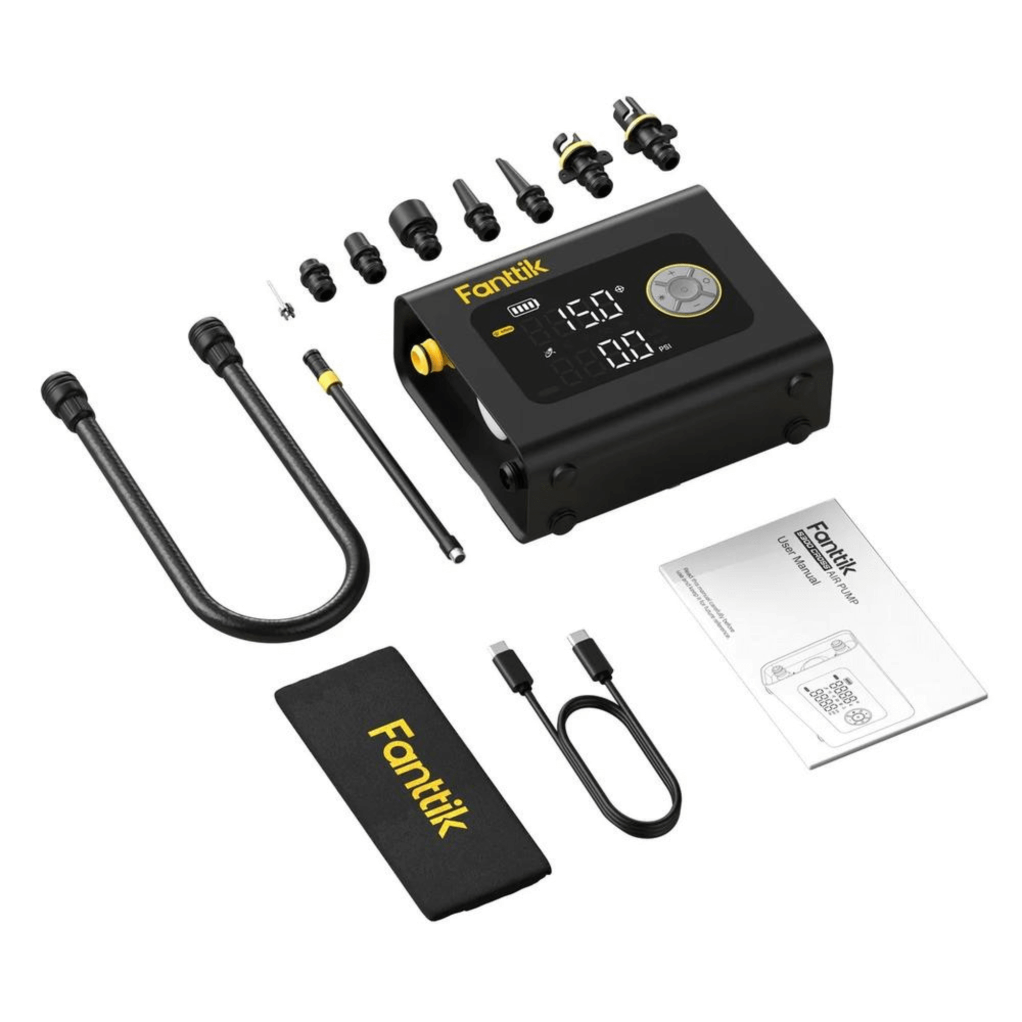 Fanttik S300 Cross Portable Air Inflator/Light/Power Bank - REFURBISHED