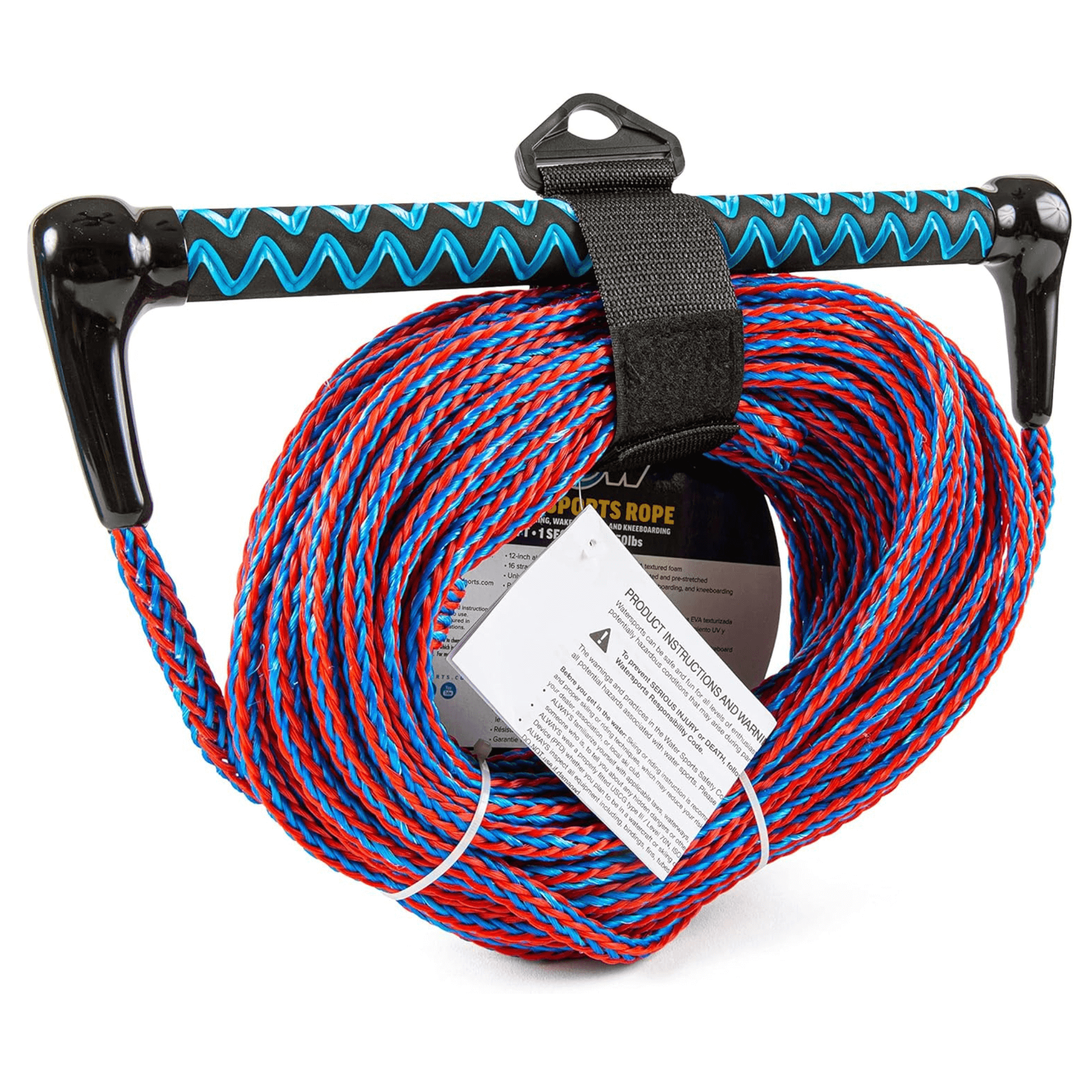 WOW Watersports 75ft Watersports Tow Rope with EVA Handle