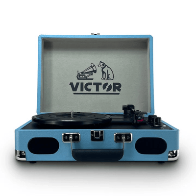 Victor Metro Plus Portable Dual Bluetooth Suitcase Turntable