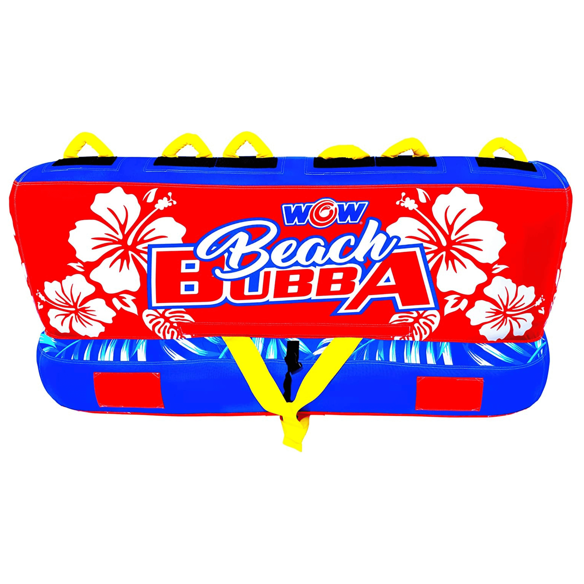 WOW Watersports Beach Bubba 3 Person 3P Towable w Webbing Foam Handles