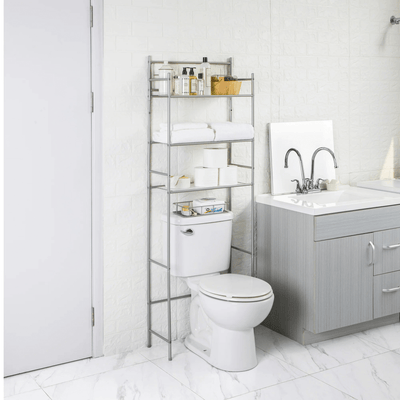Mainstays 3-Shelf Over-the-Toilet Steel Storage Rack