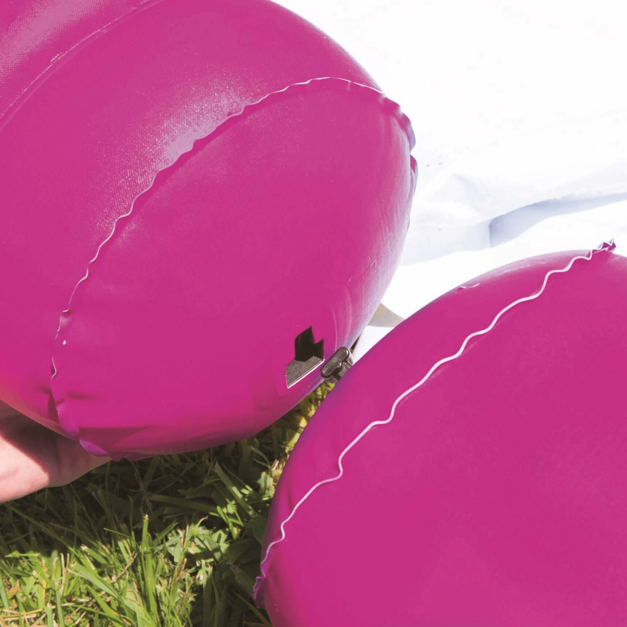 WOW Watersports Strike Zone Water Slide w 6 Giant Inflatable Bowling Pins and Sprinkler