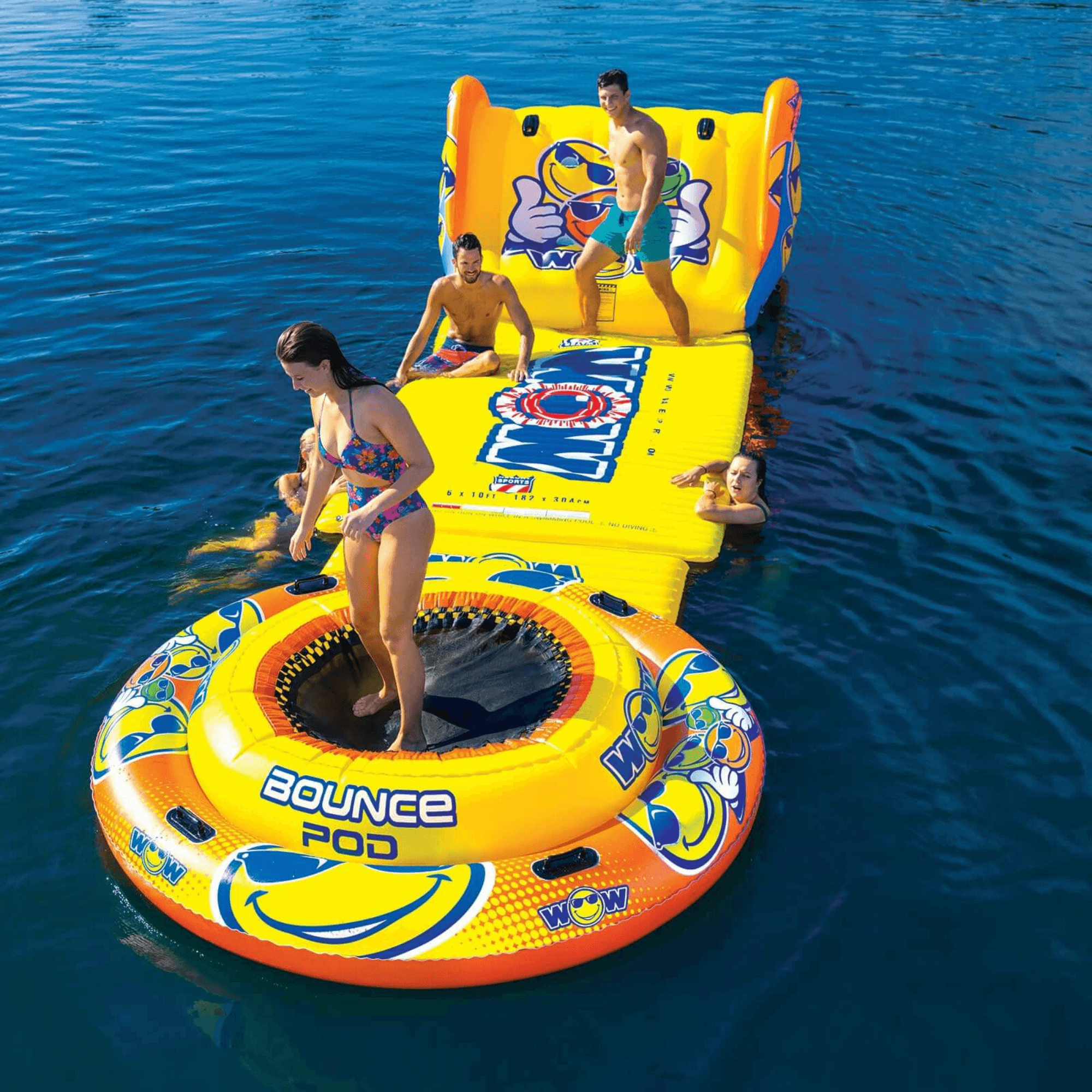 WOW Watersports Bounce Pod Inflatable for 1-2 Persons